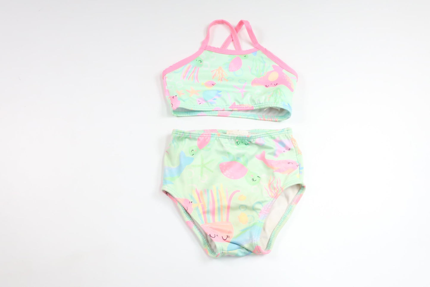 Tvådelad bikini från Okänt - Storlek 92 - Grön