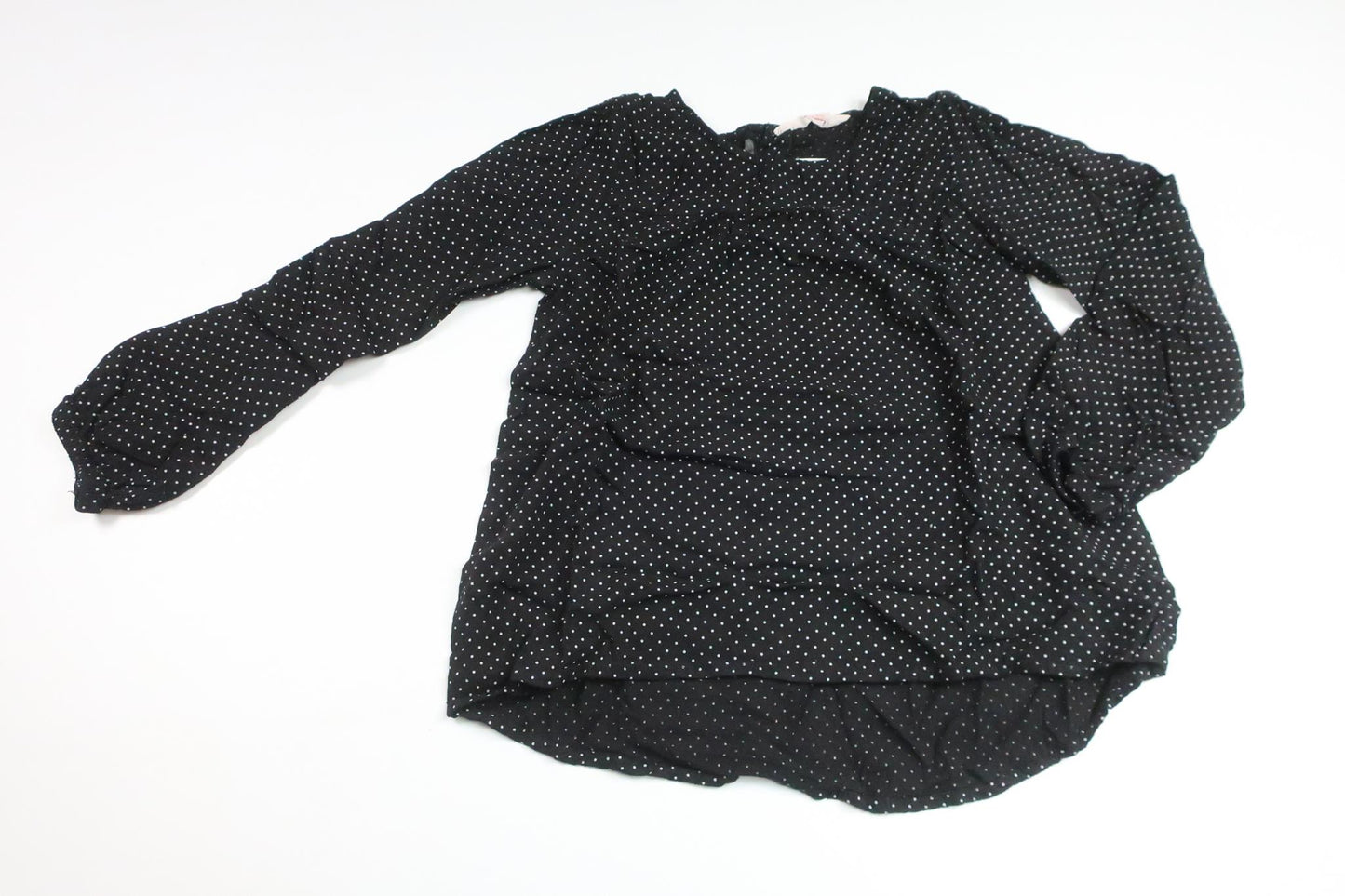 Prickig tunika från H&M - Storlek 122 - Svart