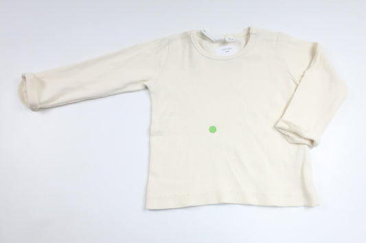 Ribbad tröja från Rikiki - Storlek 74 - Benvit