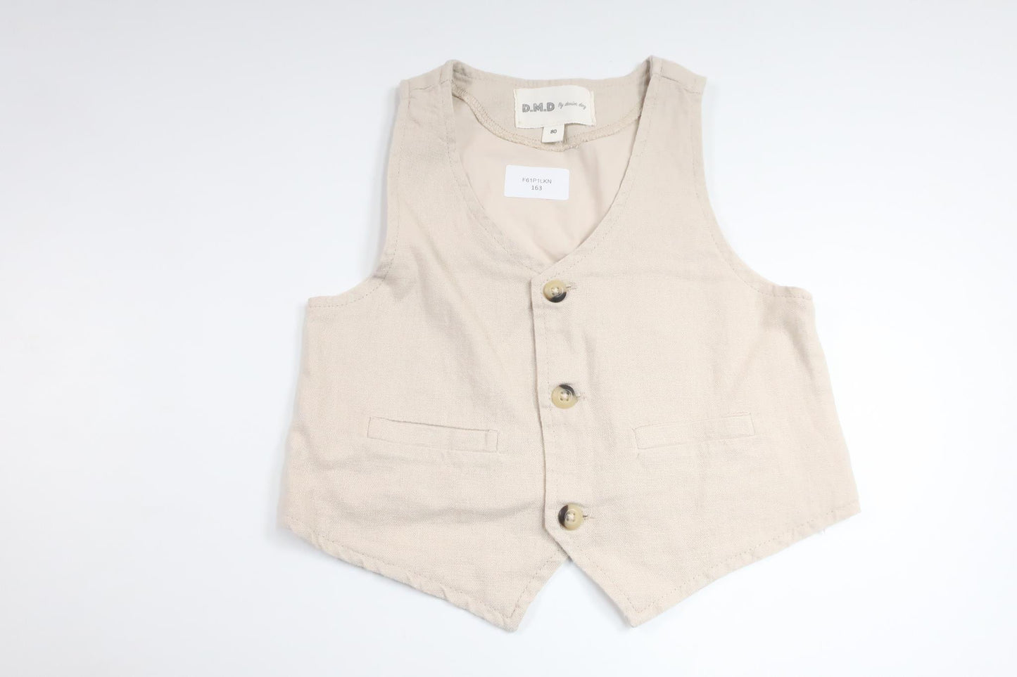 Kostymväst från Denim Day - Storlek 80 - Beige