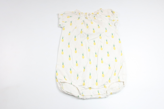 Body med frukter från Åhléns - Storlek 74/80 - Vit