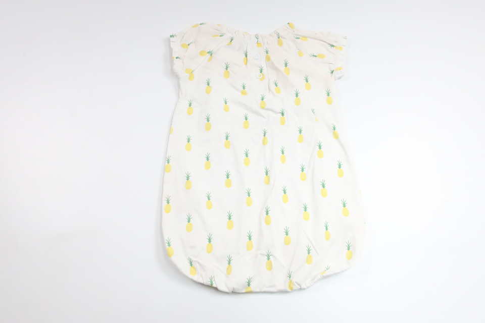 Body med frukter från Åhléns - Storlek 74/80 - Vit