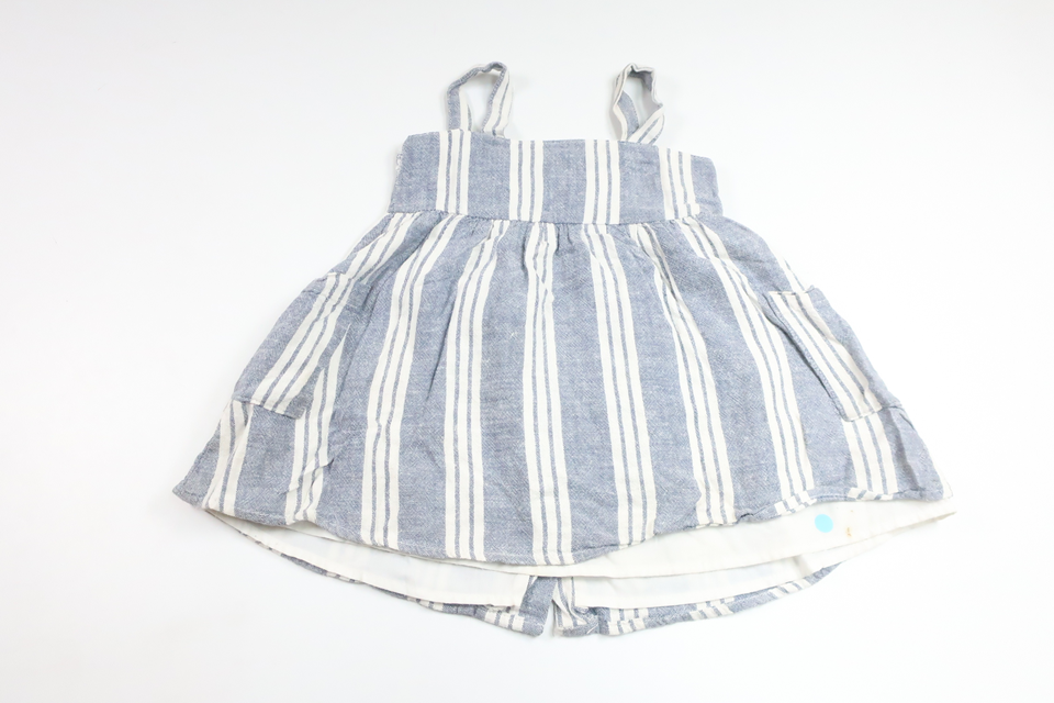 Randig klänning från Primark - Storlek 80 - Blå