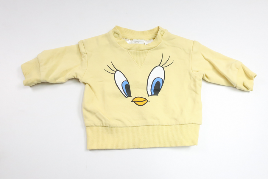 Sweatshirt Tweety från H&M - Storlek 50 - Gul