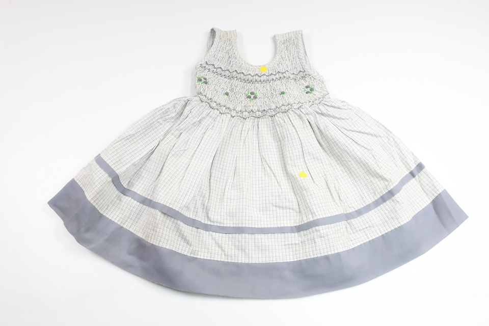 Rutig klänning från Okänt - Storlek 74/80 - Blå