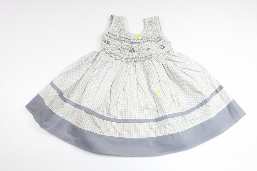 Rutig klänning från Okänt - Storlek 74/80 - Blå