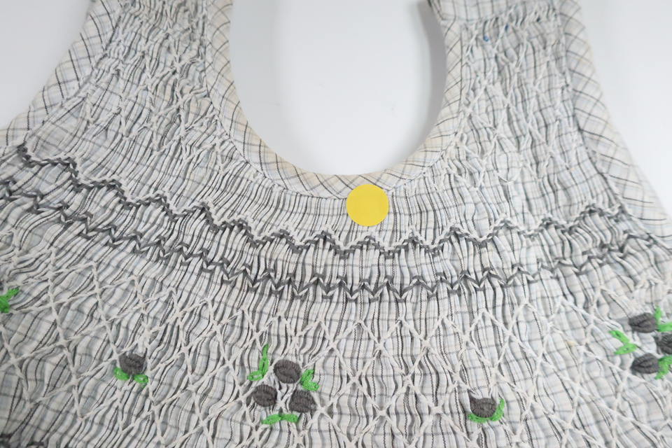 Rutig klänning från Okänt - Storlek 74/80 - Blå