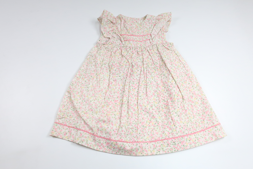 Blommig klänning från Lycks - Storlek 80 - Rosa