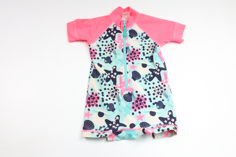 UV-dräkt från Polarn o. Pyret - Storlek 74/80 - Neon