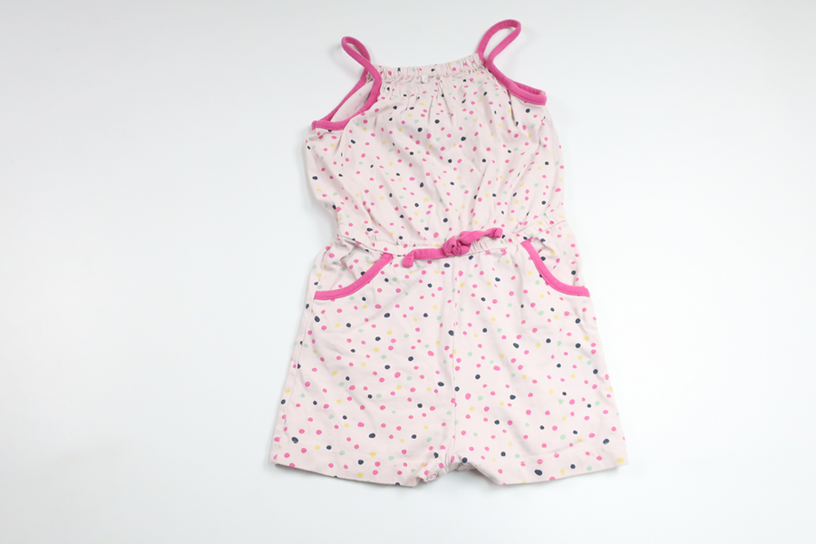 Prickig jumpsuit från Name It - Storlek 98 - Rosa