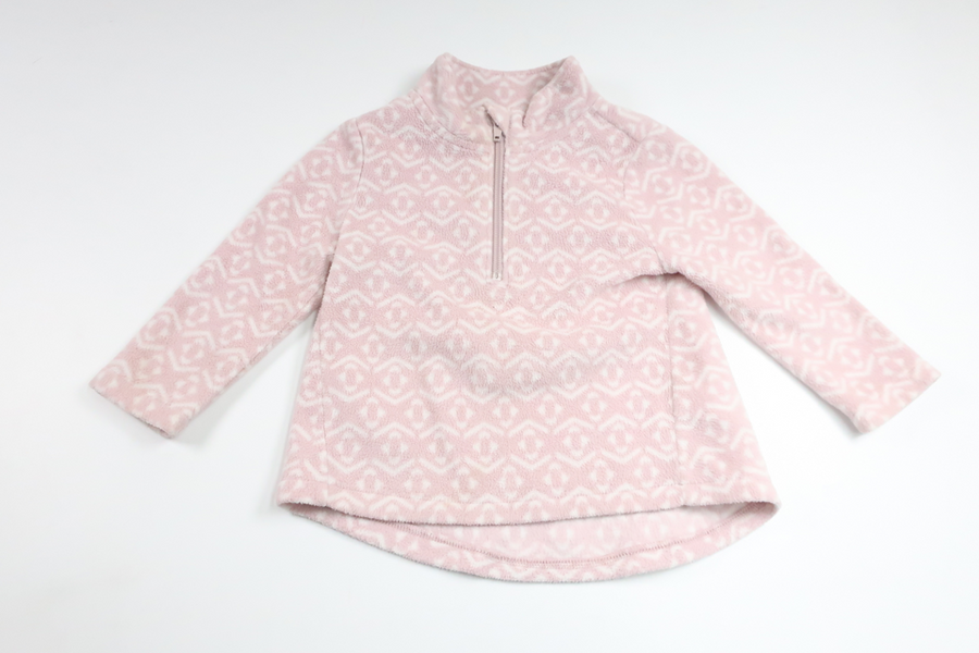 Huvtröja i fleece från Old Navy - Storlek 80/86 - Rosa