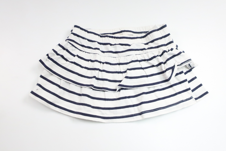 Randig kjol från H&M - Storlek 92 - Vit