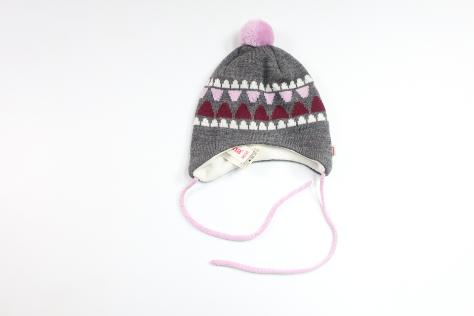 Fleecefodrad mössa i ullmix från Reima - Storlek 36/38 - Grå