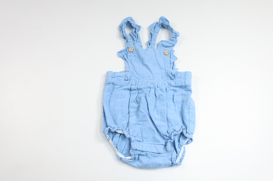 Hängselbody från H&M - Storlek 56 - Blå