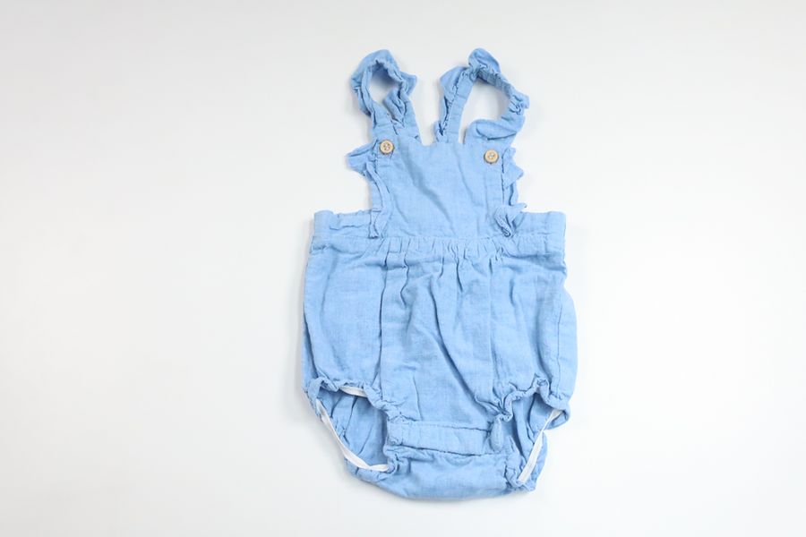 Hängselbody från H&M - Storlek 56 - Blå