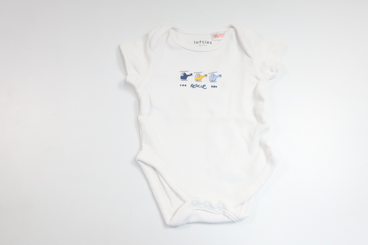 Body från Lefties Baby - Storlek 68 - Vit