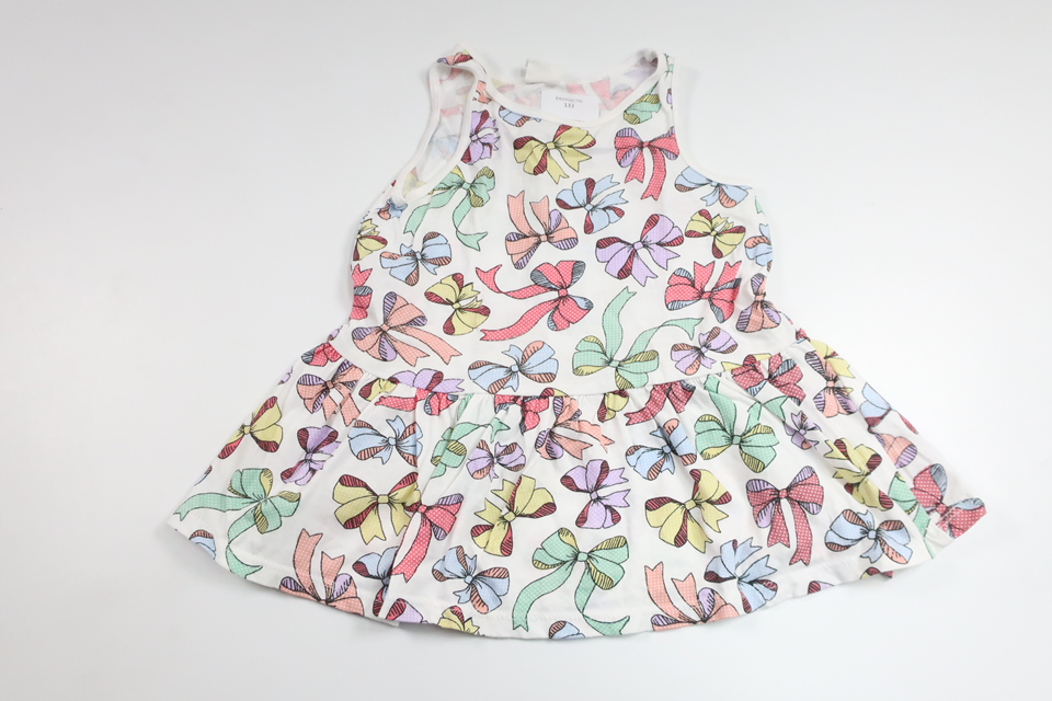 Klänning med rosetter från H&M - Storlek 68 - Vit