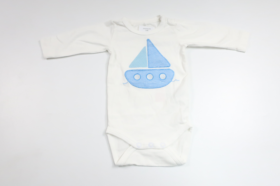 Body från Name It - Storlek 56 - Vit