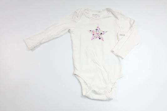 Body från Lupilu - Storlek 74/80 - Vit