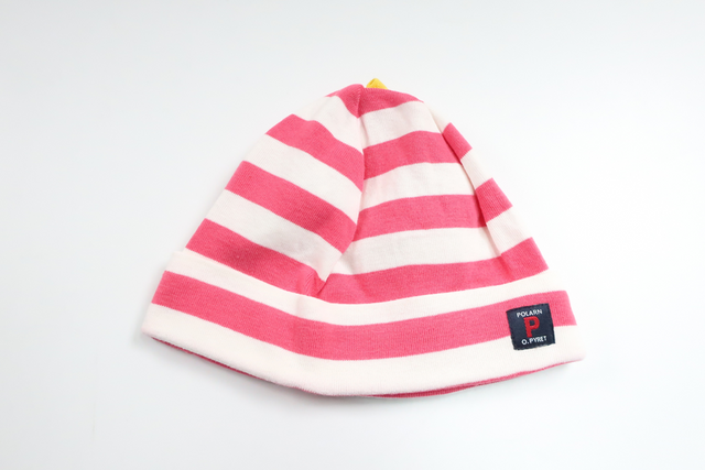 Randig mössa från Polarn o. Pyret - Storlek 42 - Rosa