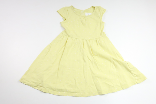 Klänning med hjärtan från H&M - Storlek 98/104 - Gul