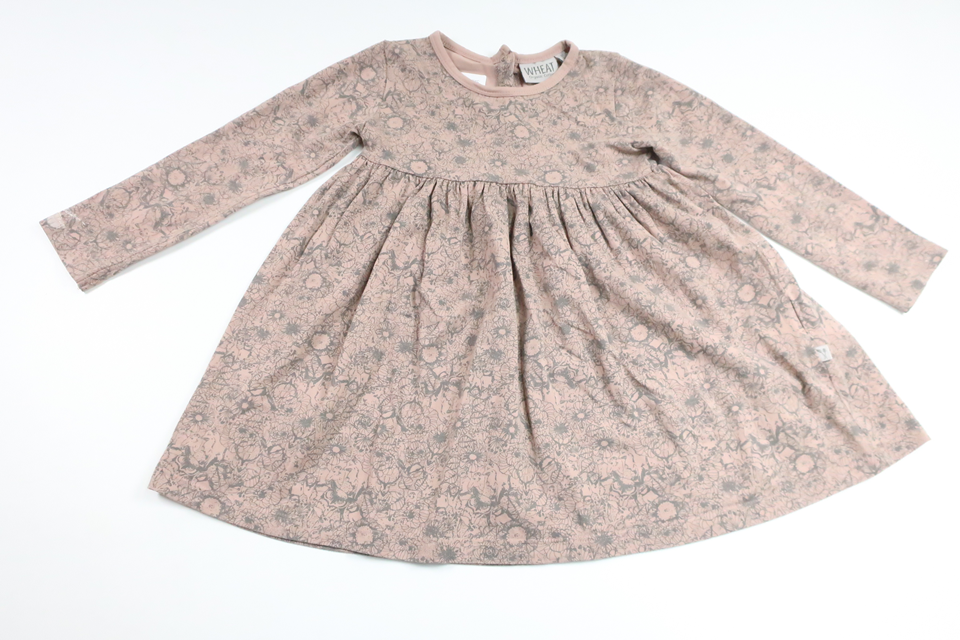 Klänning från Wheat - Storlek 104 - Beige