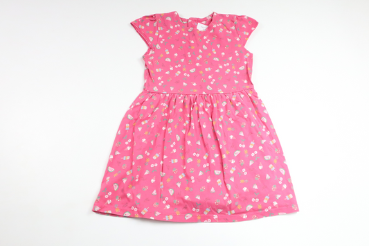 Klänning med glassar från Mothercare - Storlek 98 - Rosa