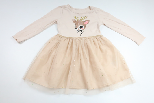 Tyllklänning från H&M - Storlek 98/104 - Beige