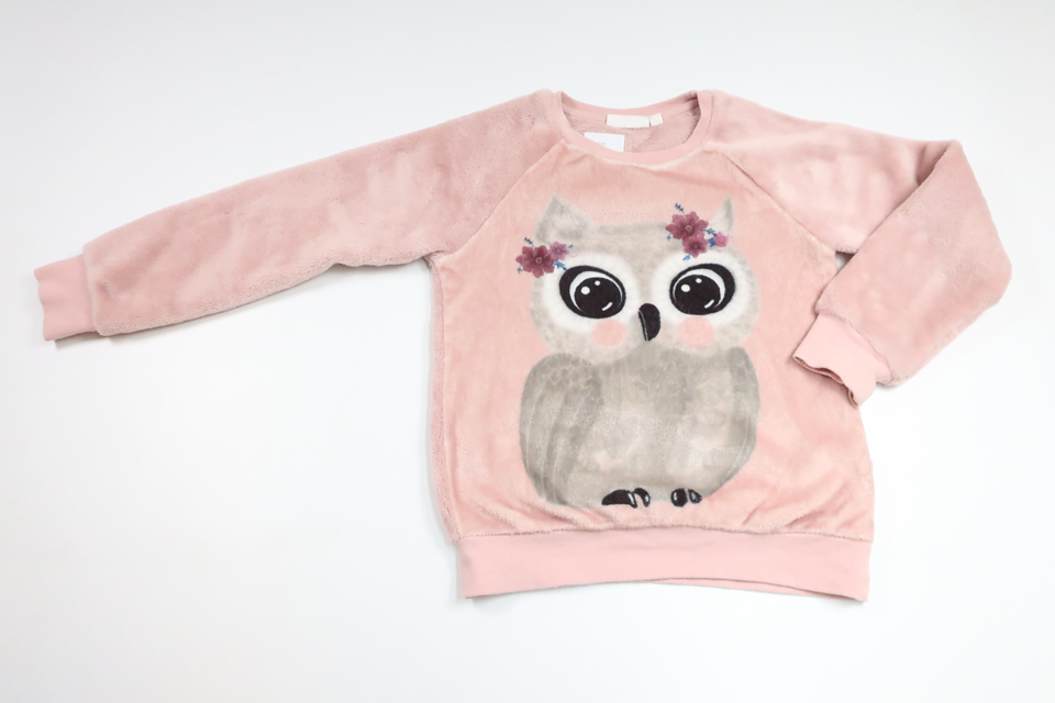 Tröja i fleece från Kappahl - Storlek 110/116 - Rosa