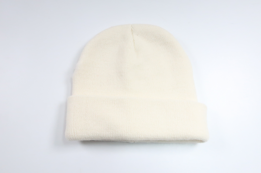 Mössa från Okänt - Storlek 86/92 - Benvit