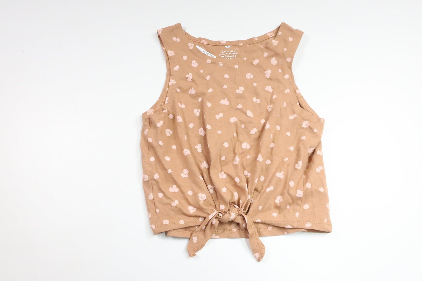 Leopardmönstrat linne från H&M - Storlek 116 - Beige