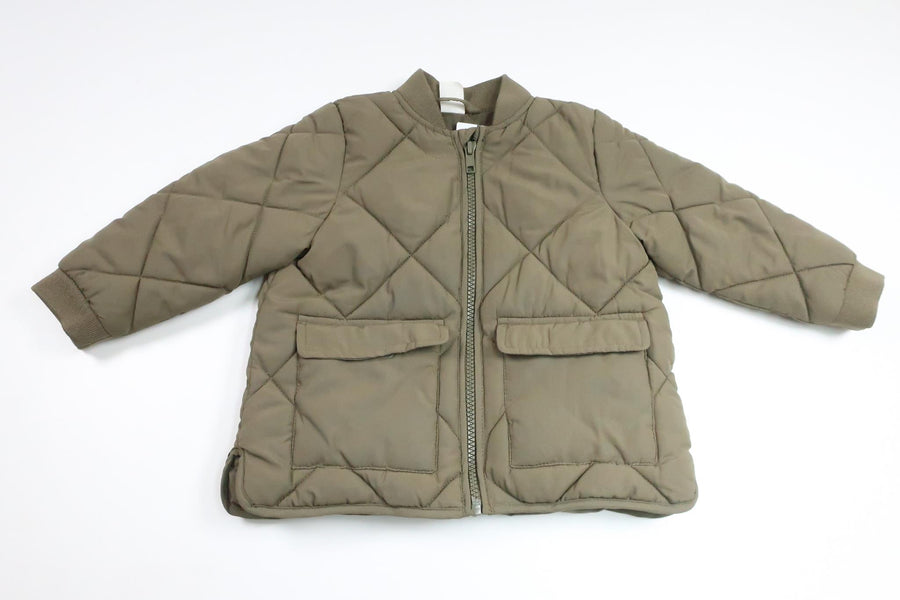 Quiltad bomberjacka från H&M - Storlek 80 - Grön