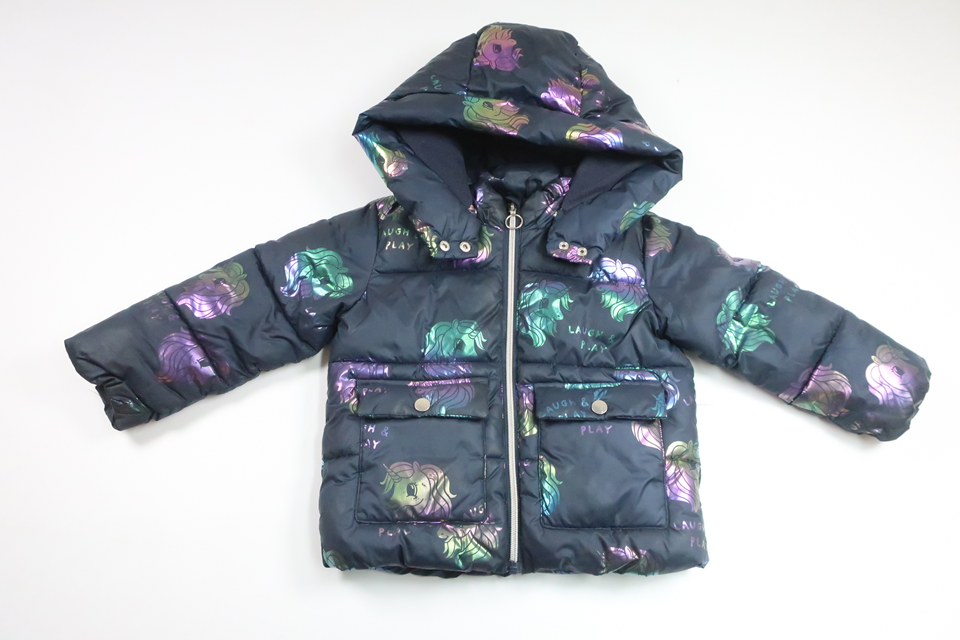 Vadderad jacka från H&M - Storlek 98 - Marinblå