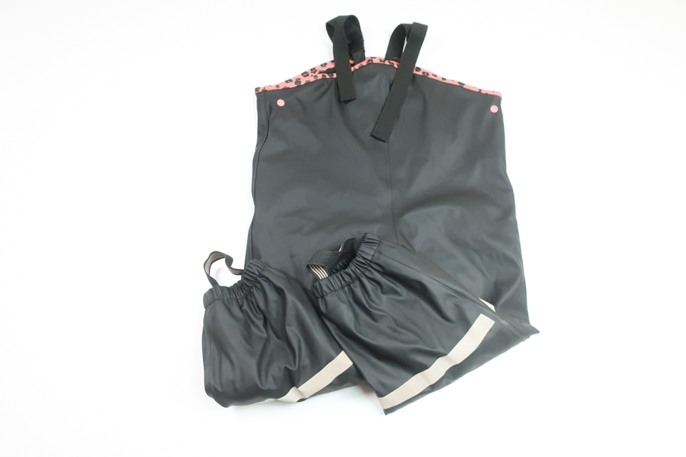 Fodrade regnbyxor från My Wear Young - Storlek 98/104 - Svart
