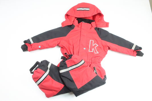 Vinteroverall från KAXS - Storlek 98 - Röd