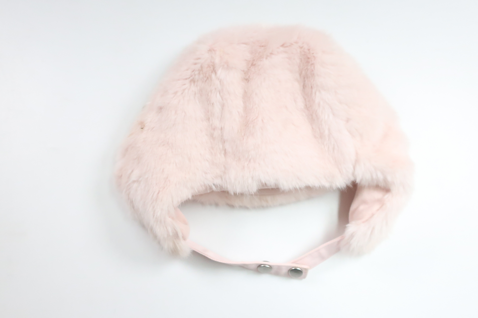 Mössa i fleece från H&M - Storlek 92/104 - Rosa