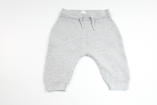 Stickade byxor från H&M - Storlek 56/62 - Grå