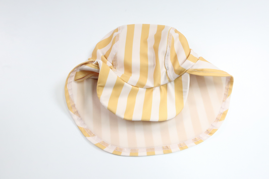 Badhatt/UV-keps från H&M - Storlek 74/80 - Gul