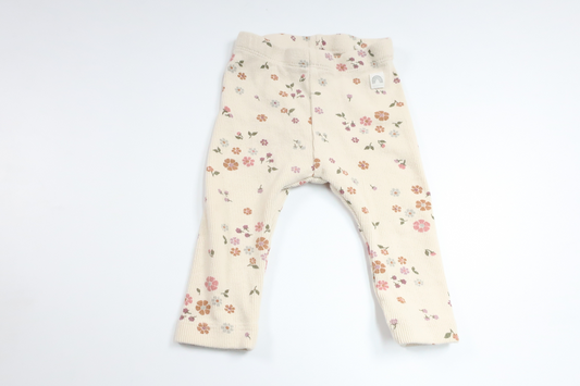 Ribbade byxor från Lindex - Storlek 62 - Benvit