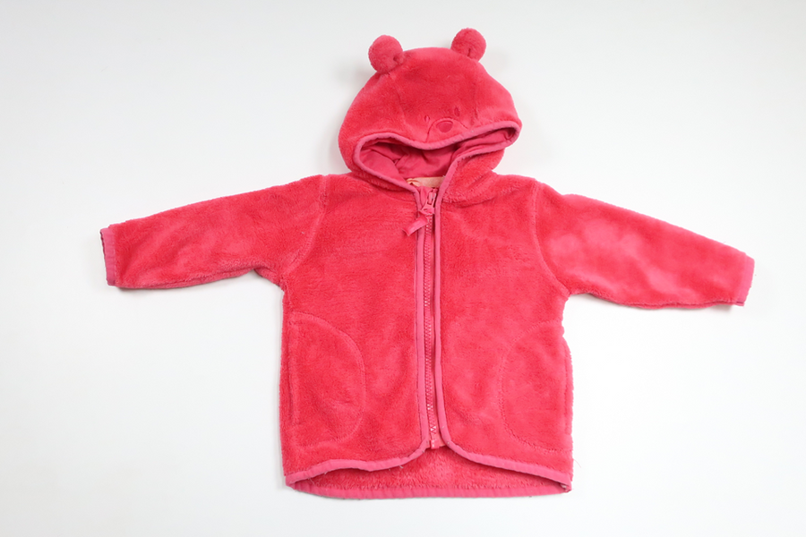 Munkjacka i fleece från Åhléns - Storlek 62/68 - Rosa