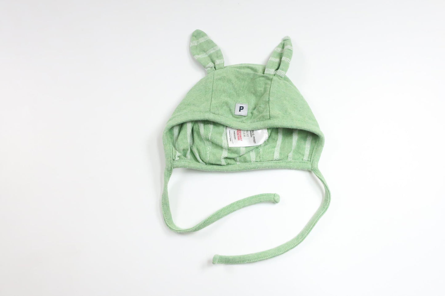 Hjälmmössa med öron från Polarn o. Pyret - Storlek 40/42 - Grön