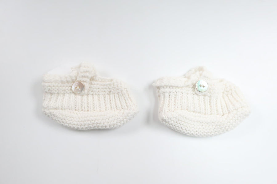 Stickade tossor från Noa Noa Miniature - Storlek 56 - Vit