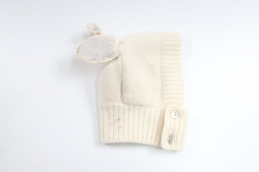 Mössa i 100% kashmir från Lotti P. - Storlek 50/56 - Benvit