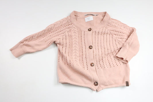 Stickad kofta från Lager 157 - Storlek 90 - Rosa