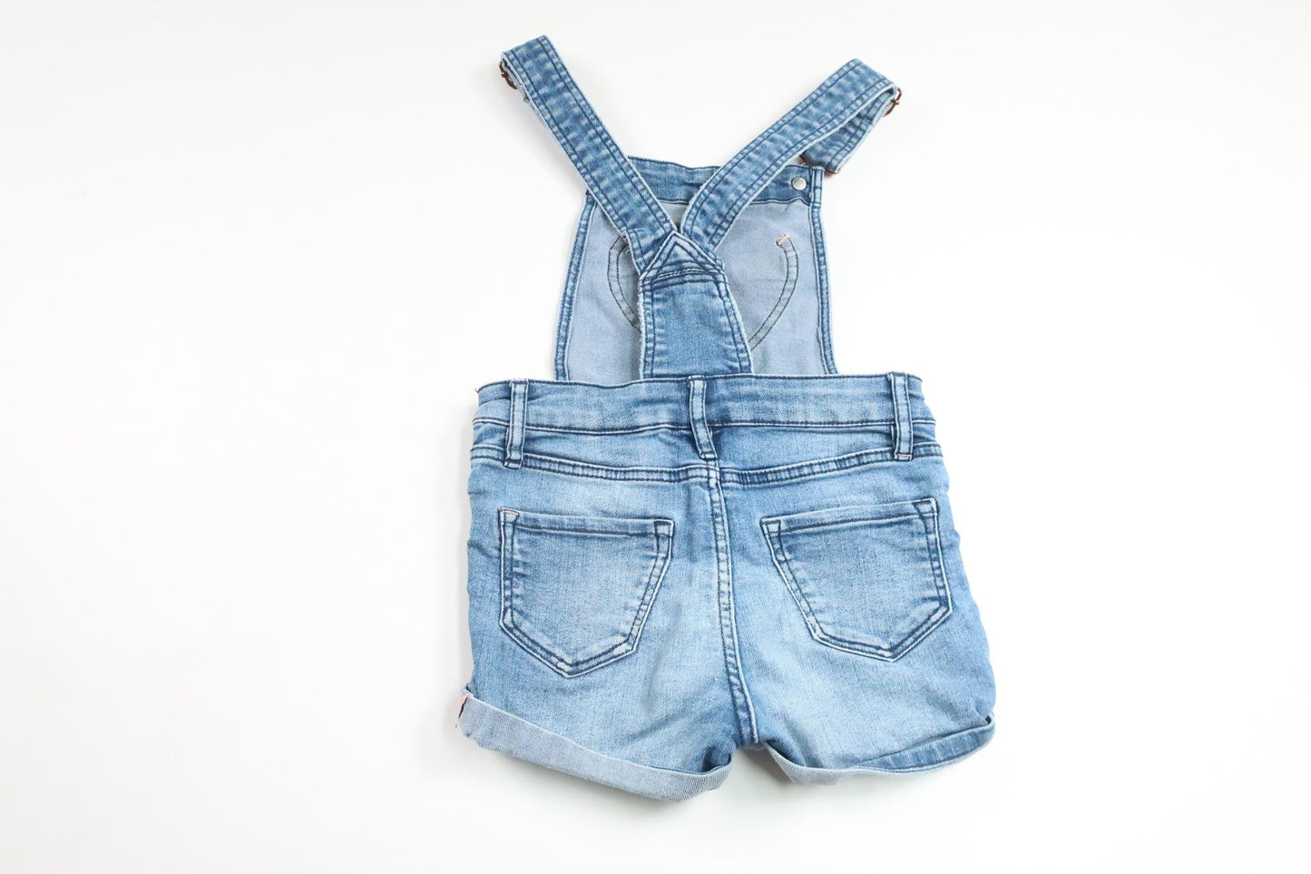 Hängselshorts från H&M - Storlek 98 - Denim