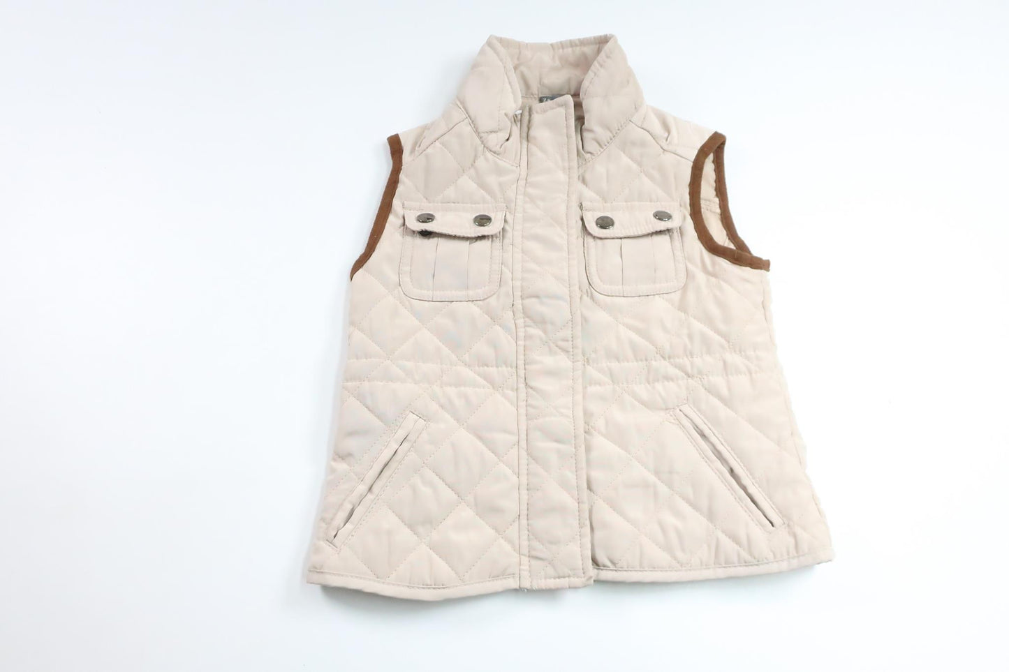 Quiltad väst från Zara - Storlek 98 - Beige