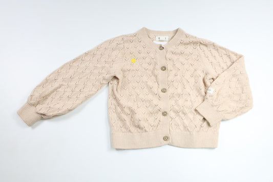 Stickad kofta från Newbie - Storlek 86 - Beige