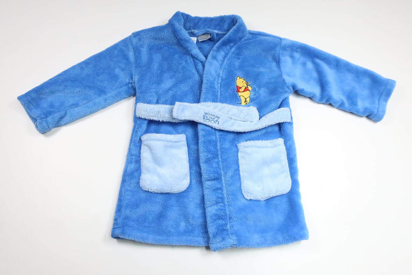 Morgonrock/Badrock från Winnie The Pooh - Storlek 86/92 - Blå