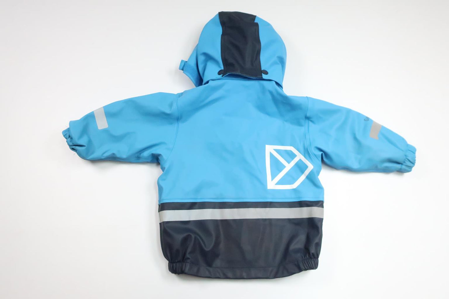 Fleecefodrad regnjacka från Didriksons - Storlek 70 - Blå