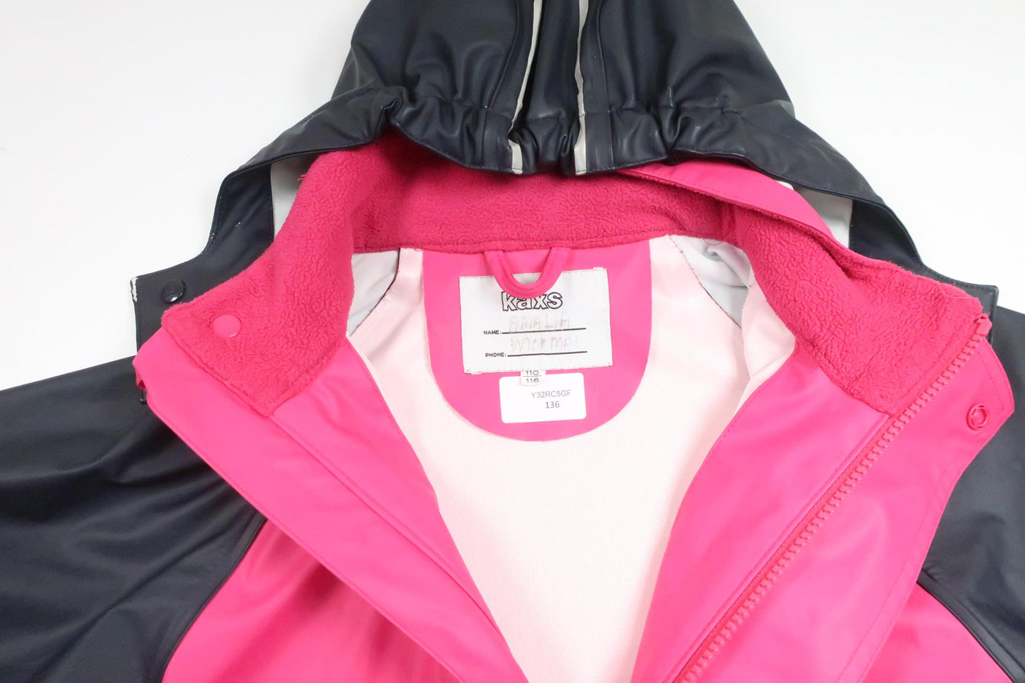 Regnjacka från KAXS - Storlek 110/116 - Rosa